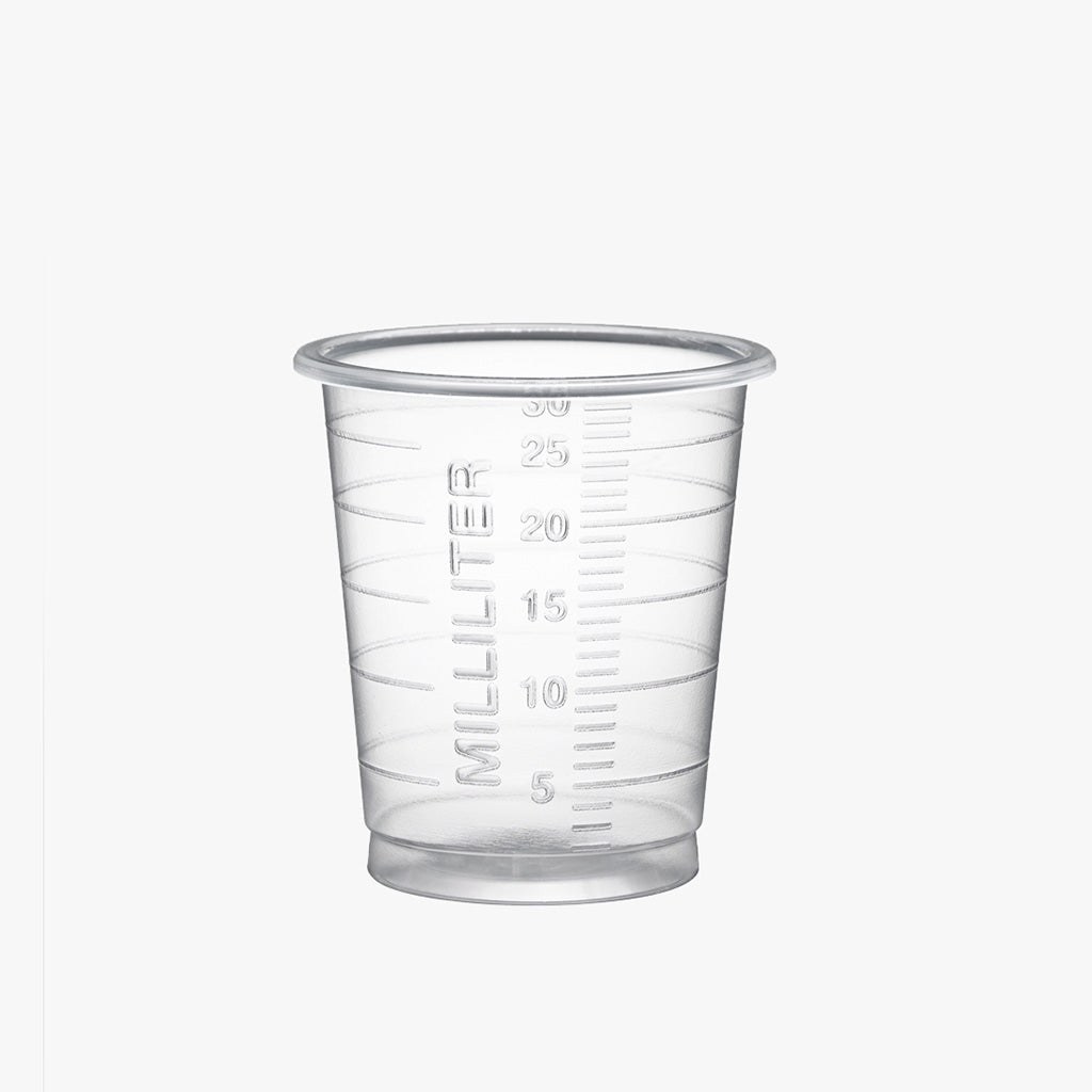 Medicine cup plastic Eco 30 ml narrow transparent 90 pcs