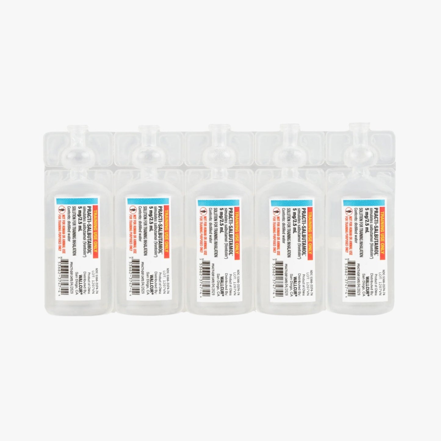 Salbutamol för nebulisator 2,5 ml 5 mg 10-pack