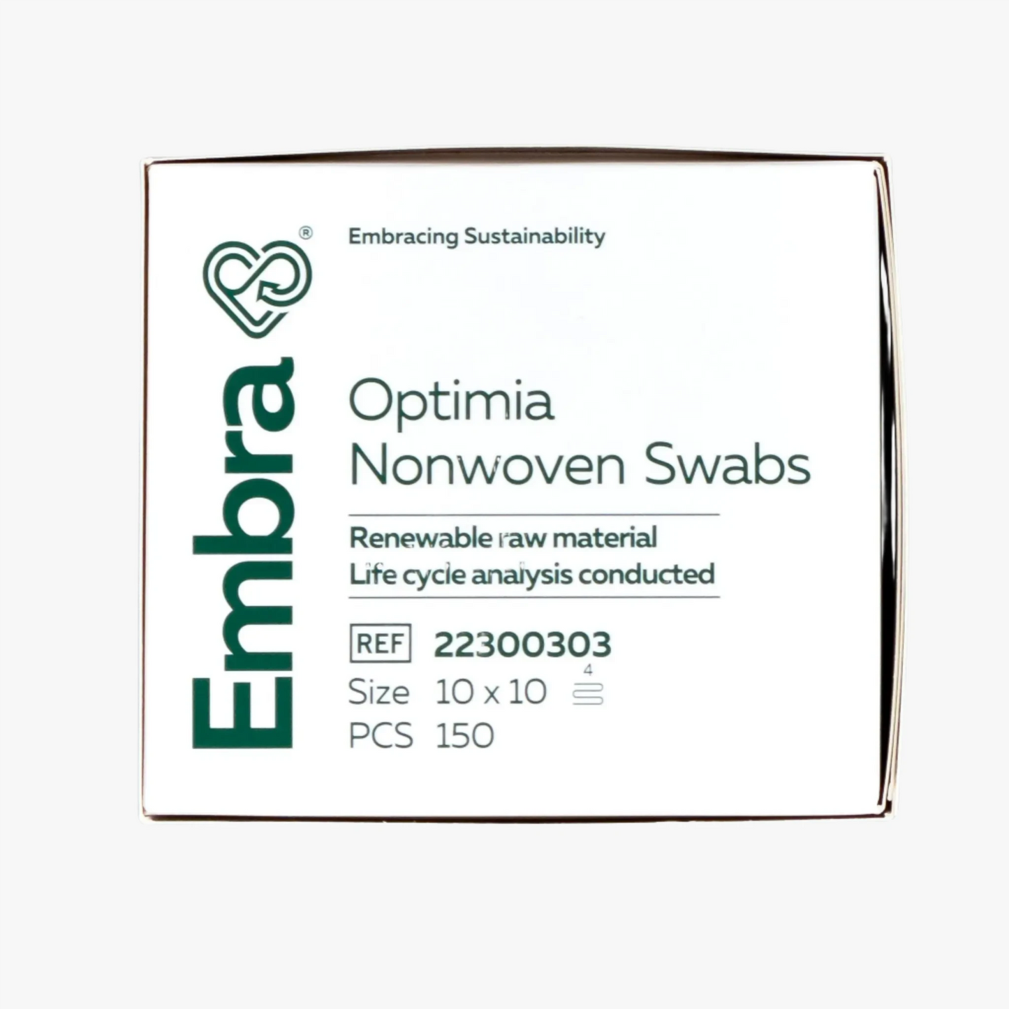 Compress Embra — Nonwoven 4L 10x10cm unsterile 150pcs