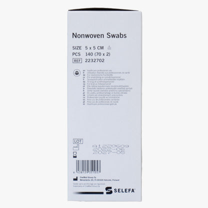 Selefa – Kompress nonwoven 4L 2p – 5x5cm steril – 140 st