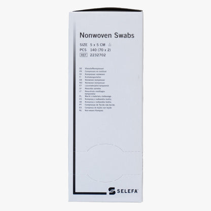 Selefa – Kompress nonwoven 4L 2p – 5x5cm steril – 140 st