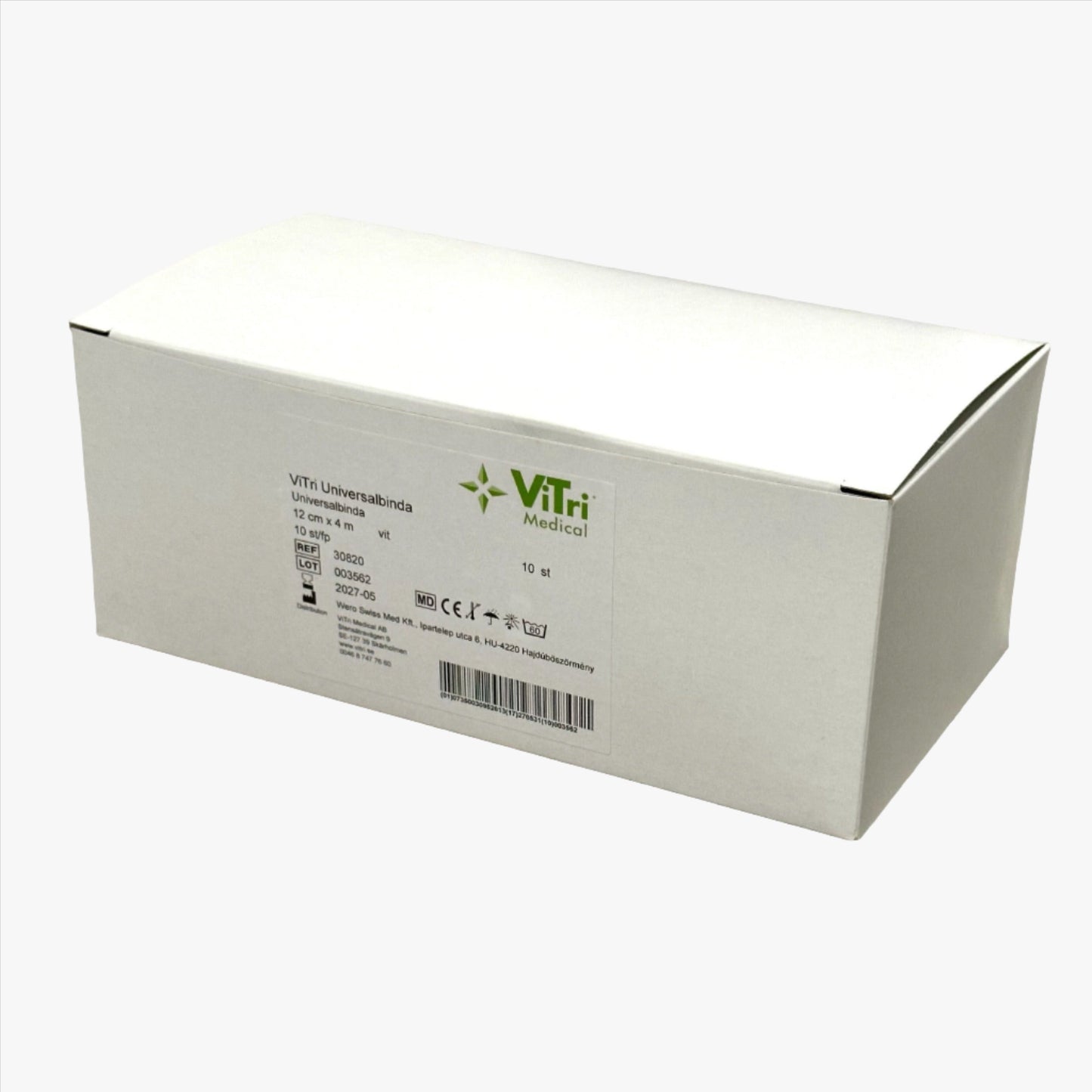 Vitri Elastisk Stödbinda 12 cm x 4 m 10 st