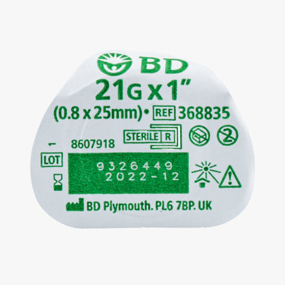 BD Vacutainer Eclipse Signal 21G 0,8 x 25 mm 50 st