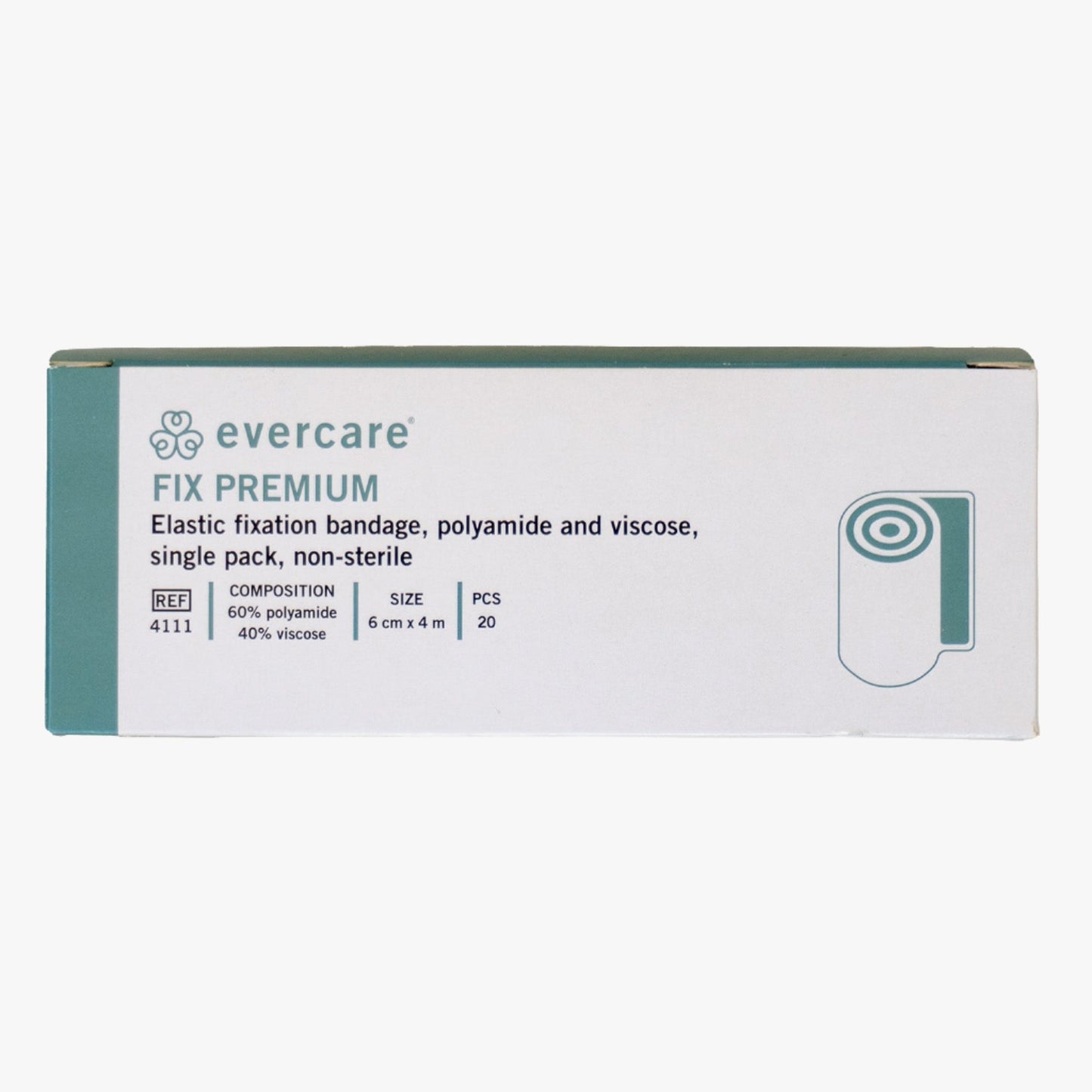 Evercare Elastic Fixation bandage 6 cm x 4 m 20 pcs