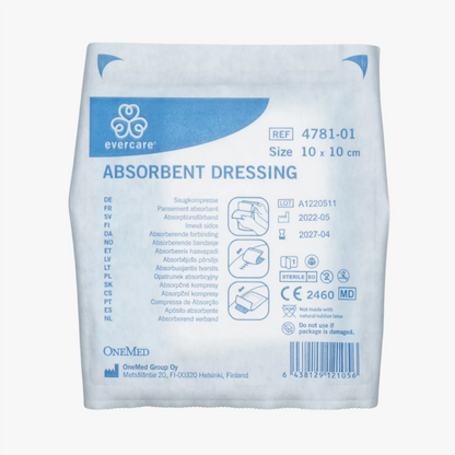 Evercare Absorbent Dressing Sterile 10 x 10 cm