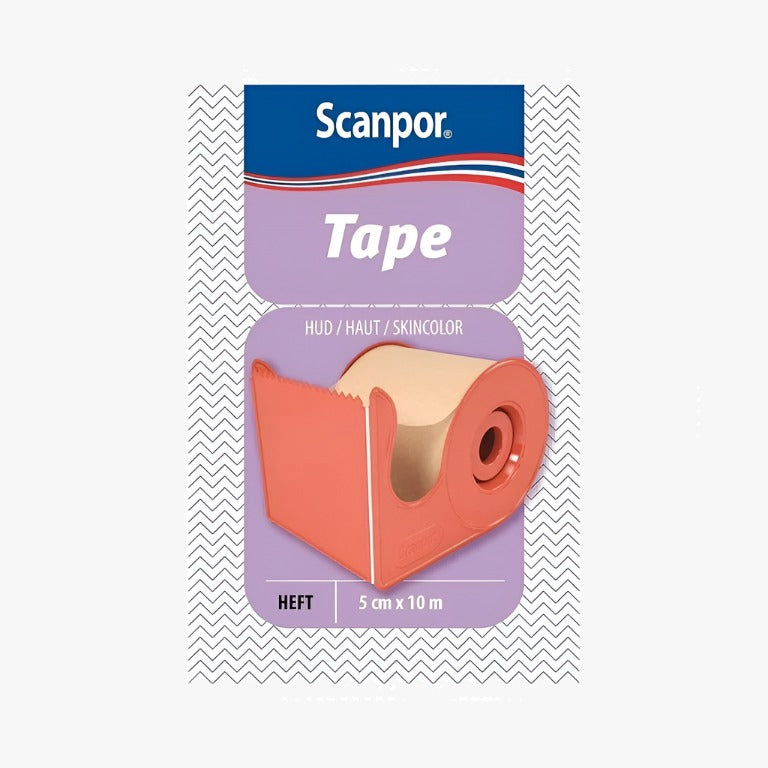 Scanpor Tape 5 cm x 10 m med hållare