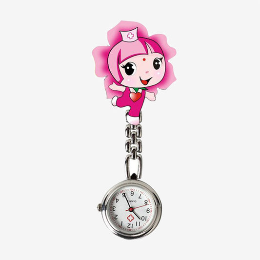 Nurse's watch Pink Figure