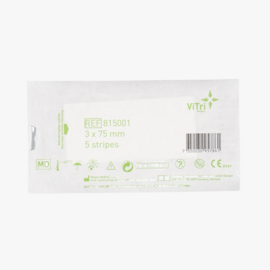 Vitri Suture tape 3 x 75 mm 5 pack of 20