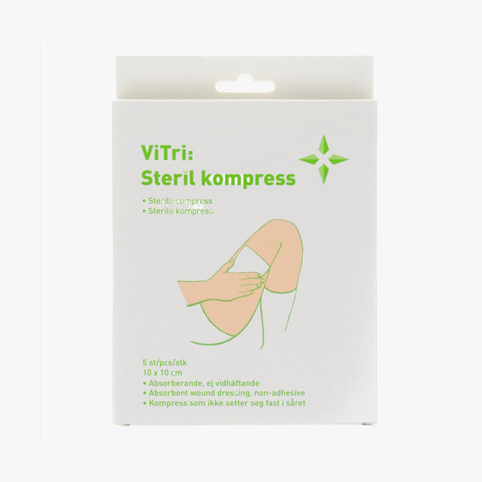 Vitri Kompress Steril 10 x 10 cm 5 st