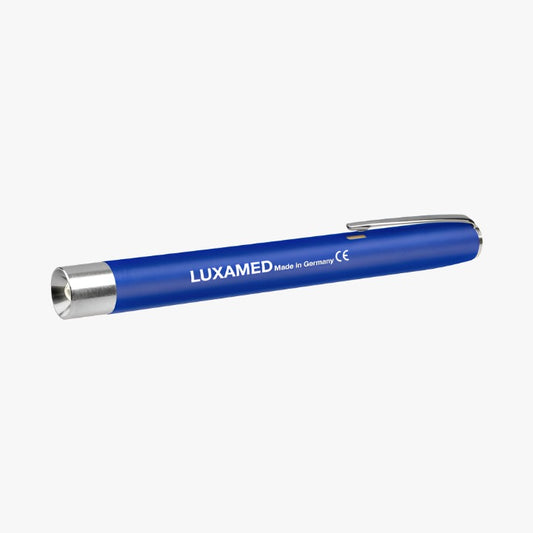 Pennlampa Luxamed — LED blå med batterier