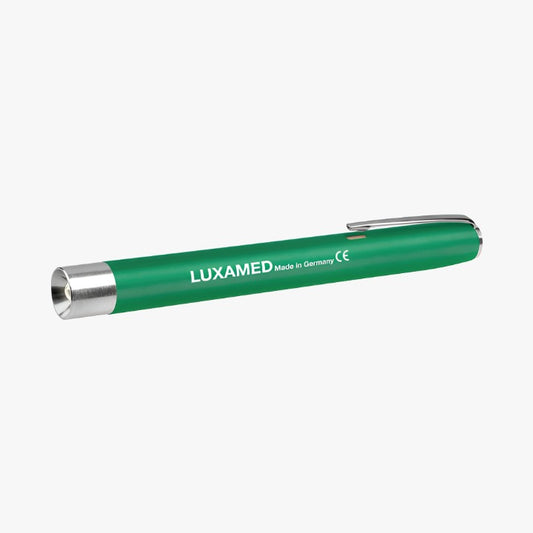 Pennlampa Luxamed — LED grön med batterier