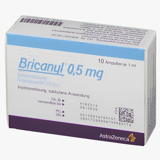 Bricanyl 0,5 mg/ml 1 ml ampull