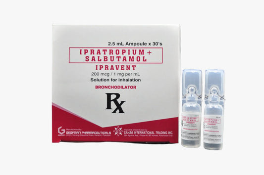 ipratropium / salbutamol lösning för nebulisator 2,5 ml — 10-pack