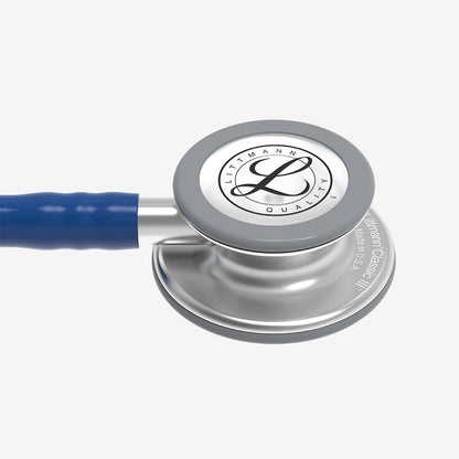 Stetoskop Littmann Classic III Marinblå med Bröststycke i Borstat rostfritt stål