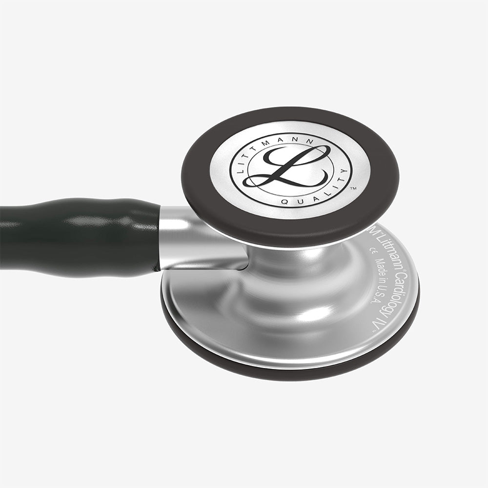 Stethoscope Littmann Cardiology IV Black with Chestpiece in Brushed stainless steel