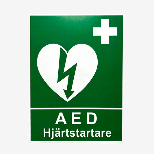 Sticker defibrillator 23 x 17 cm