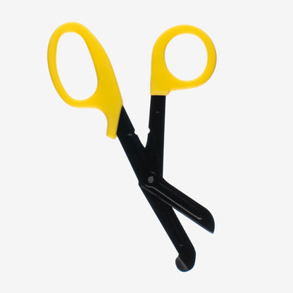 Dressing scissors Handle Yellow Scissor blade Black