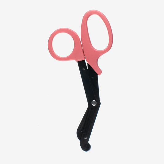 Dressing scissors Handle Pink Scissor blade Black