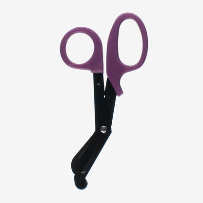 Bandage Scissors Handle Purple Scissor Blade Black