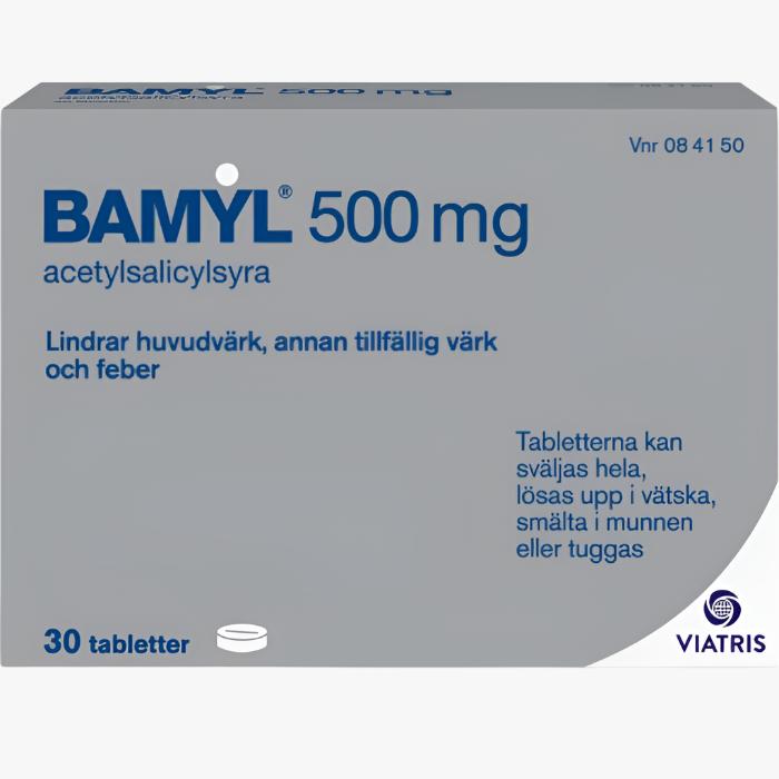 Acetylsalicylsyra 500 mg 10 st