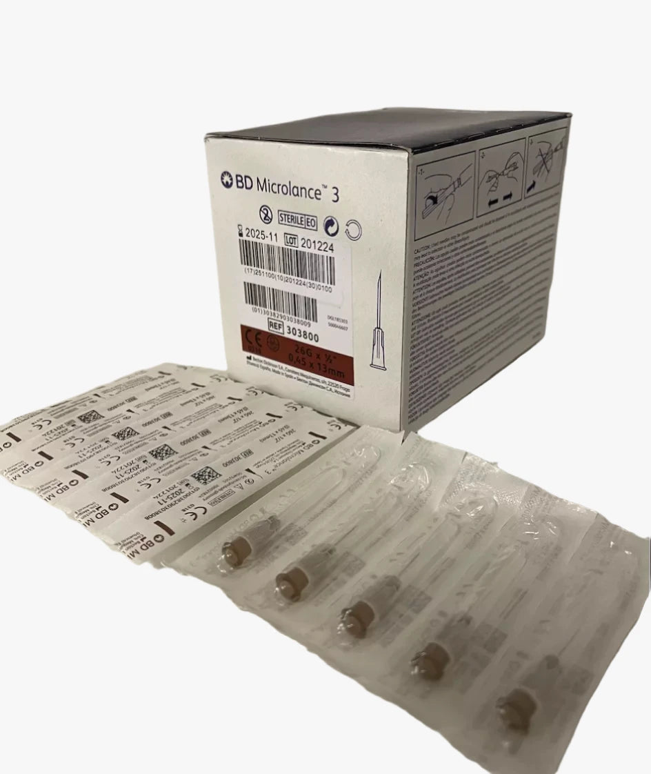 BD Mirrolance 3 - Injection needle - 26G 0.45 x 13 mm brown