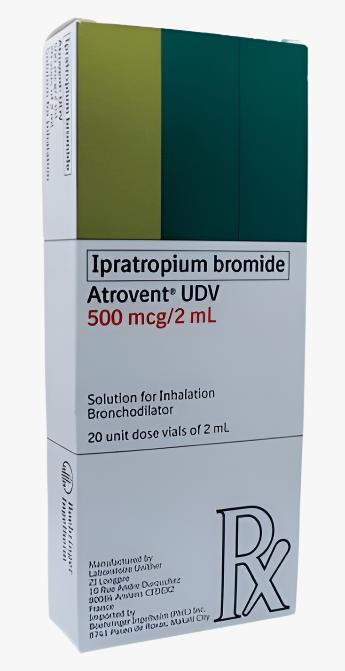 Ipratropiumbromid 500 mcg lösning för nebulisator - 5-pack