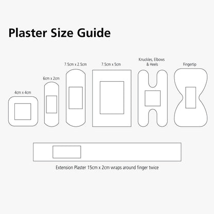 Sterochef Plaster 7.5 x 2.5 cm food 100 pcs