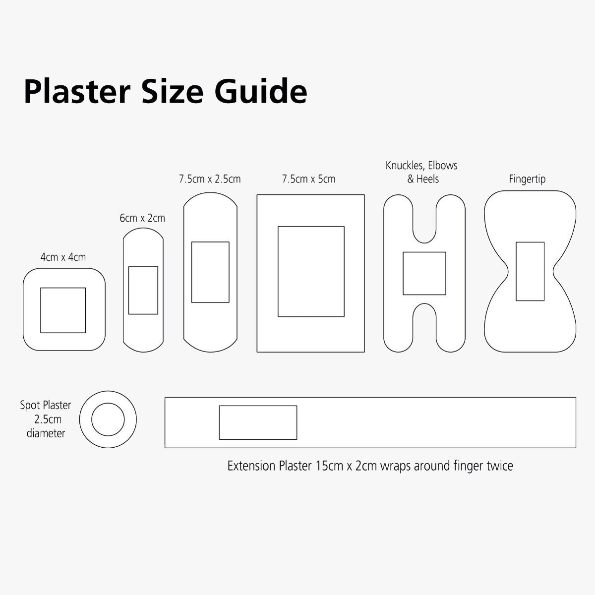 Sterostrip Washproof Plåster 7,5 x 2,5 cm 100 st