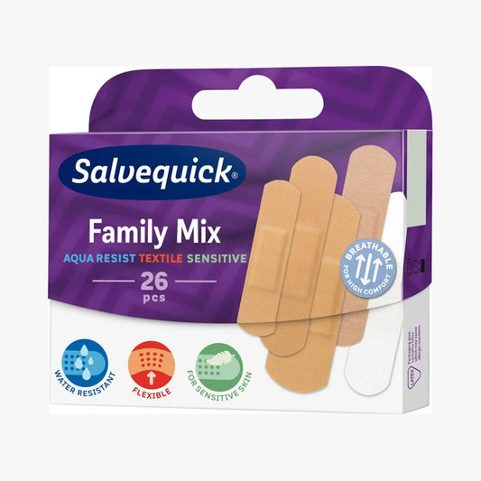 Salvequick Family Mix 26 plåster