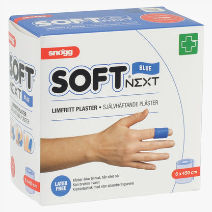 Snögg Soft Next Finger Bandage Blue 6 x 450 cm