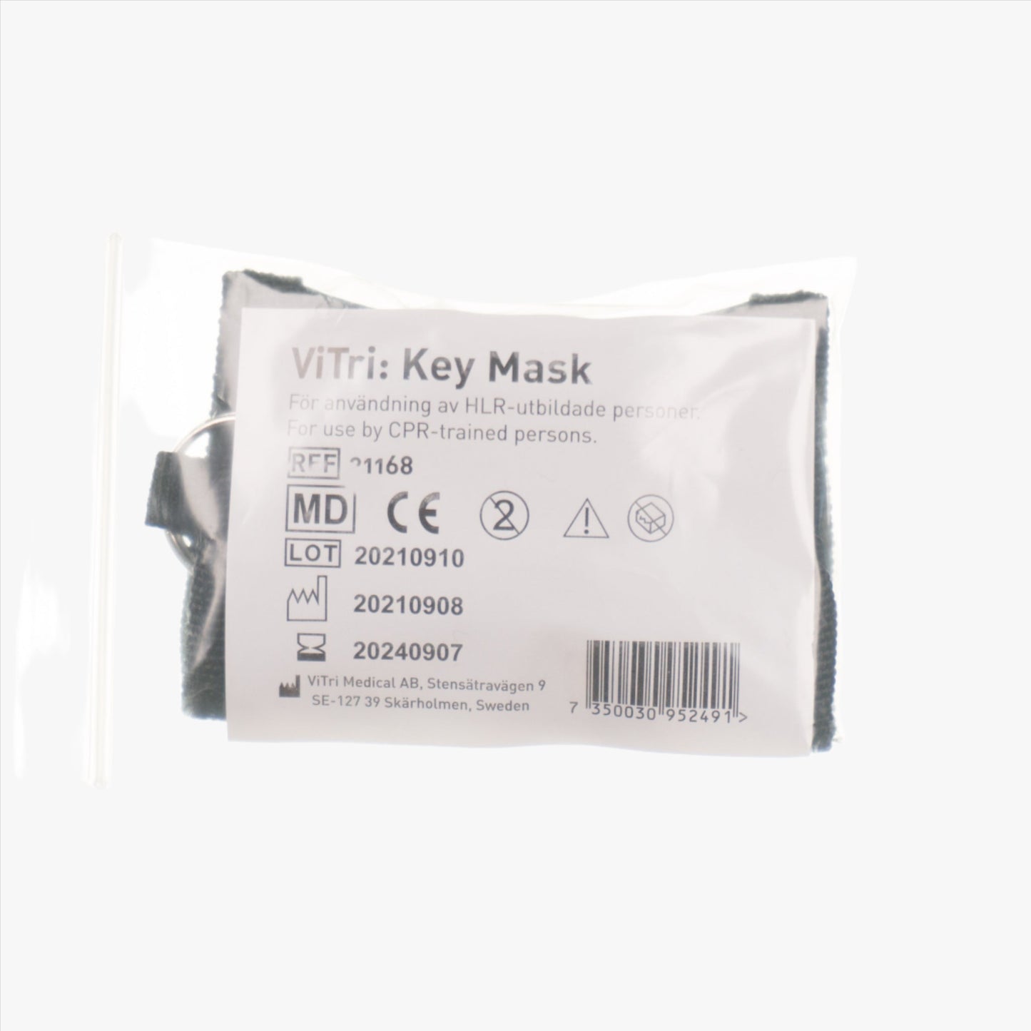 Vitri Respirator Keychain