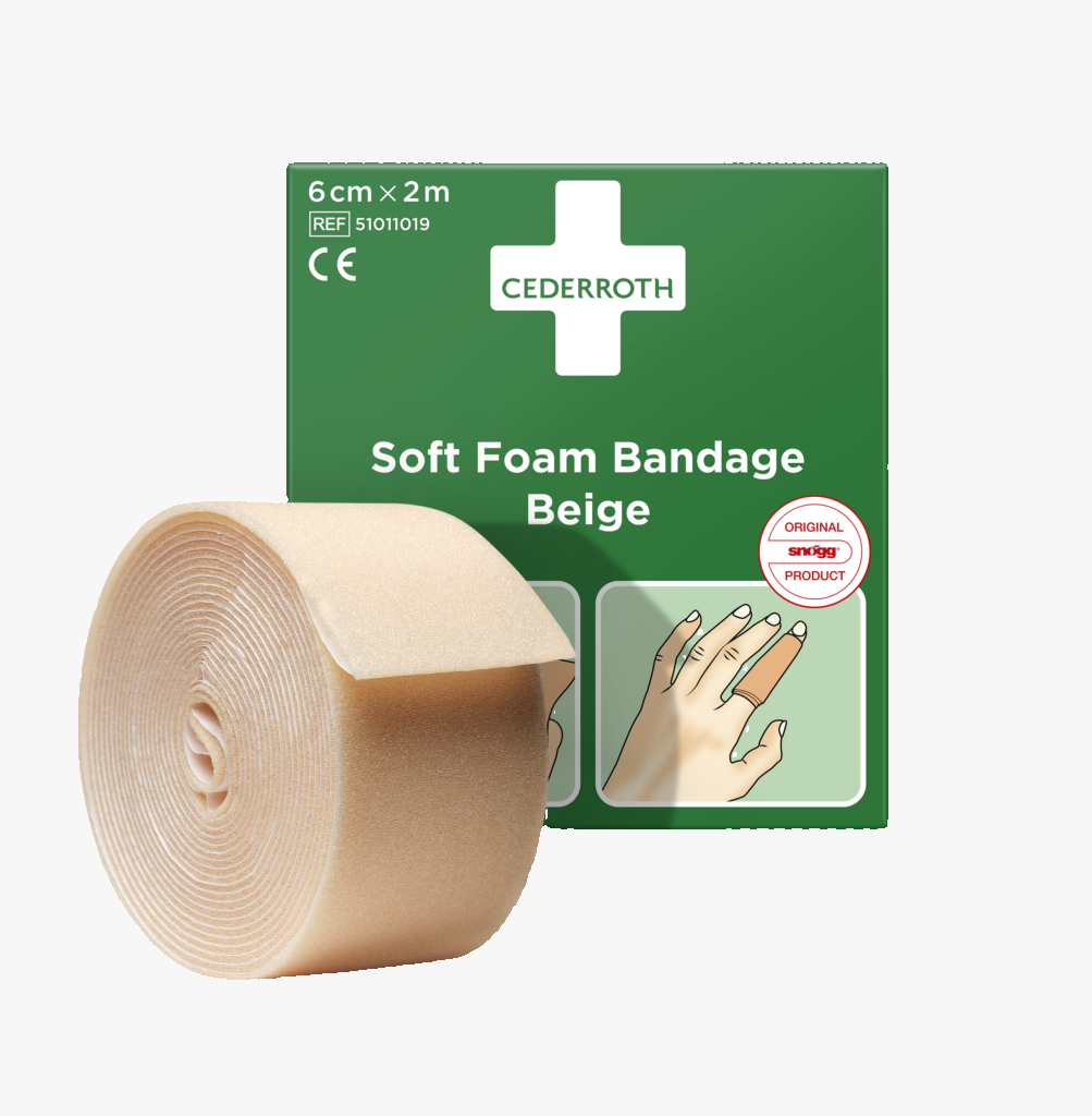 Finger bandage Cederroth Soft Foam 6 cm x 2 m