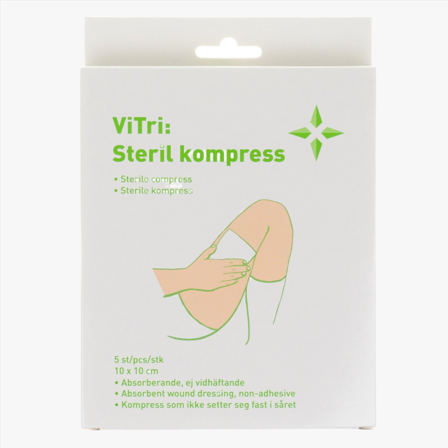 Vitri Compress Sterile 10 x 10 cm 5 pcs