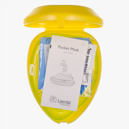 Laerdal Pocketmask med ventil i ask