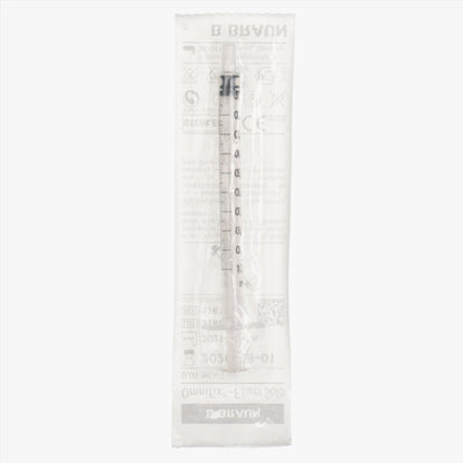 Syringe B Braun Omnifix Luer Solo 1 ml Graduation 0.01 ml Centered 100 pcs