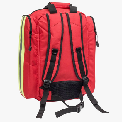 Emergency backpack red